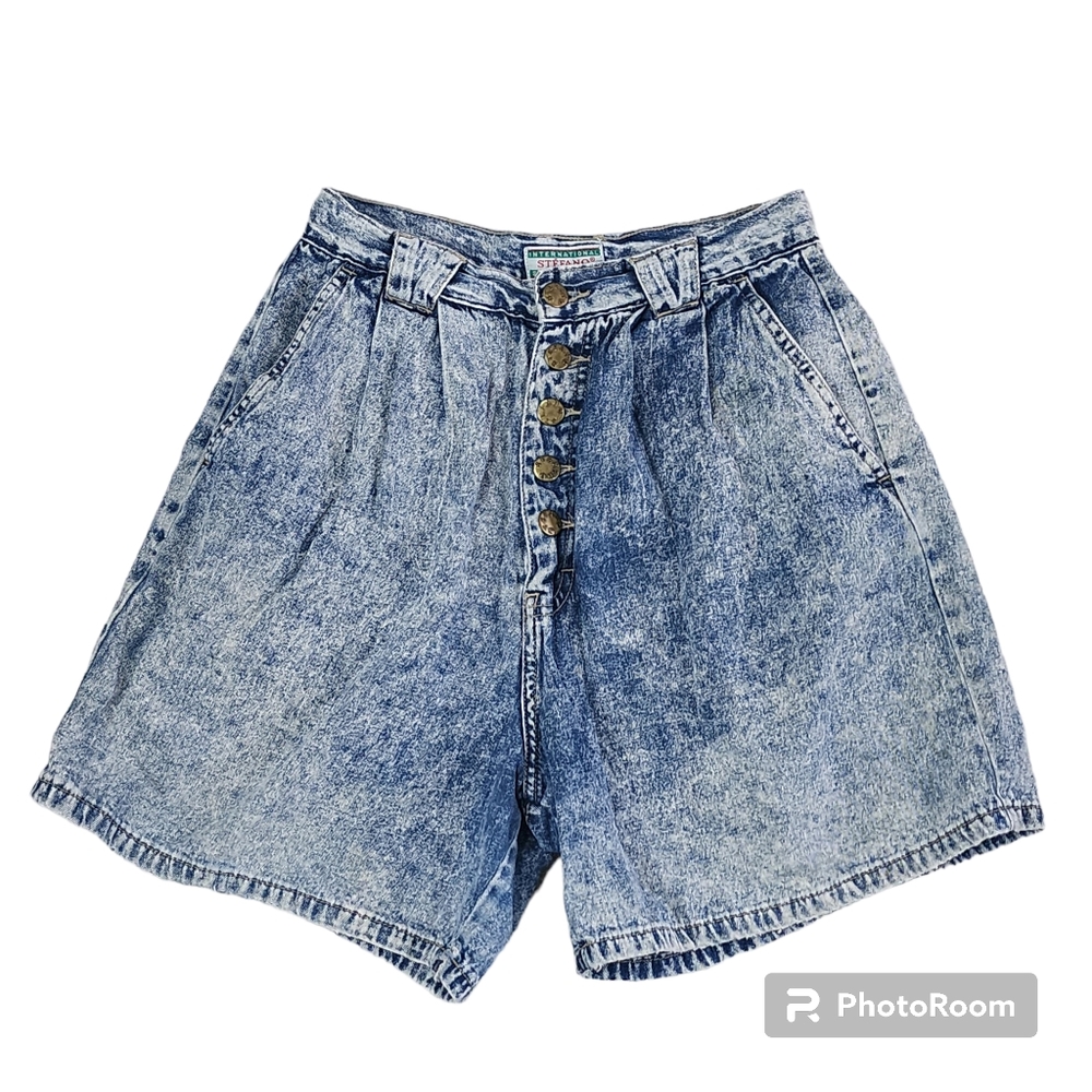 Vintage Stefano button fly Denim Shorts Size 9/10